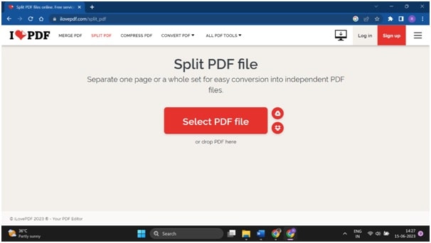 Split PDF Files Using Online PDF Tools