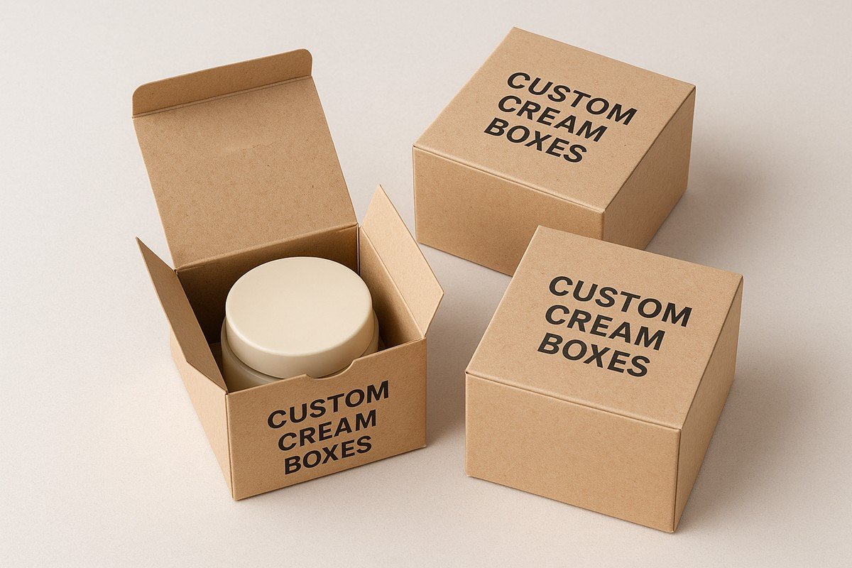 Custom Cream Boxes