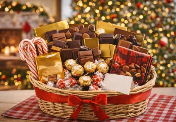 keranjang-hadiah-cokelat-untuk-natal